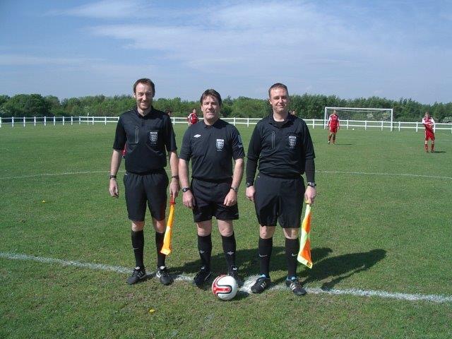 Referee Kevin Blackburn,  Assistants Mathew East
& Steven Lawson